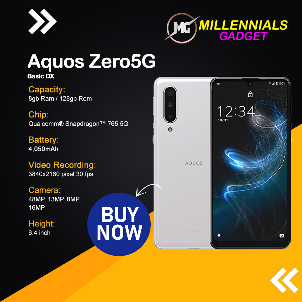 Aquos Zero5G Basic DX Original | Preowned – Millennials Gadget