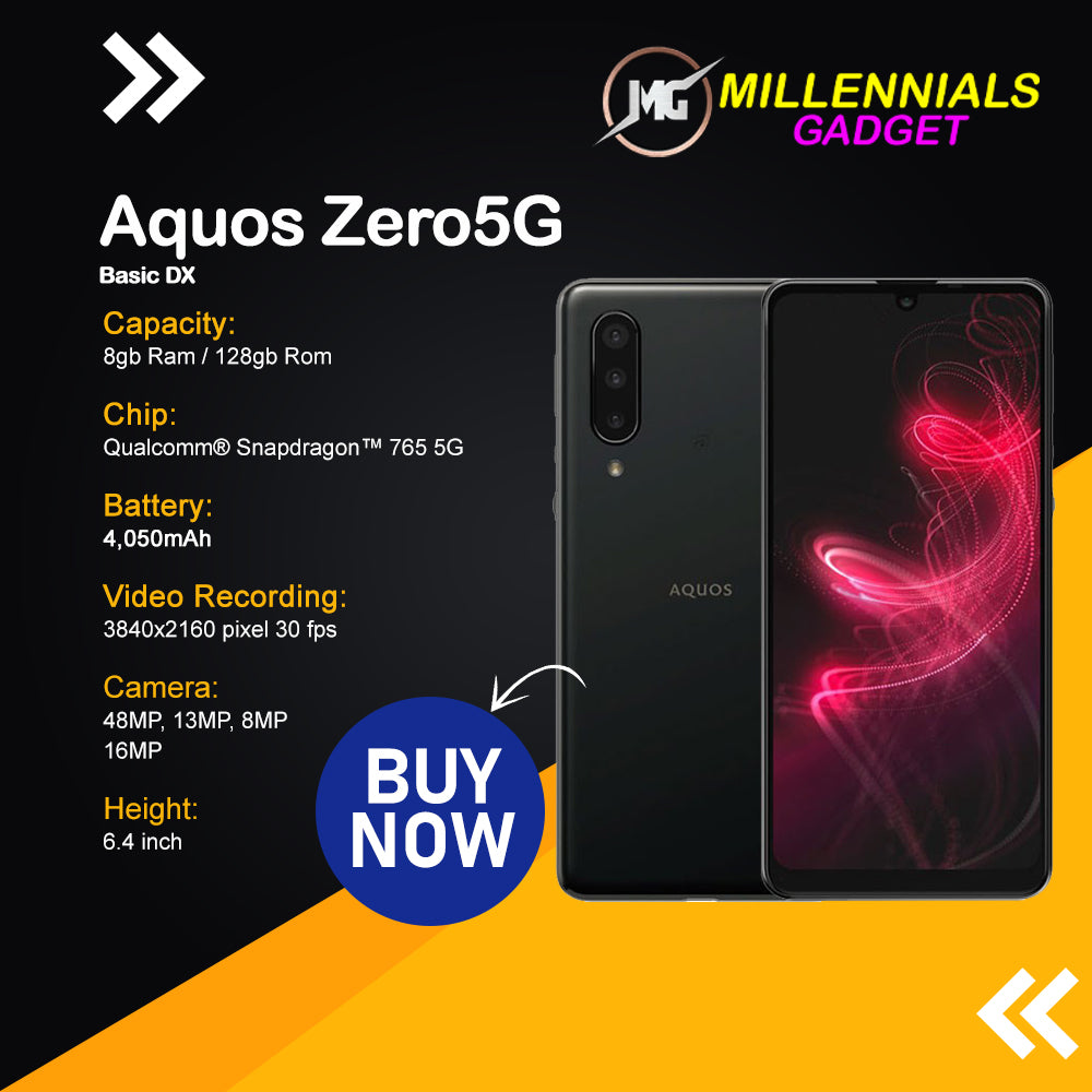 Aquos Zero5G Basic DX Original | Preowned – Millennials Gadget